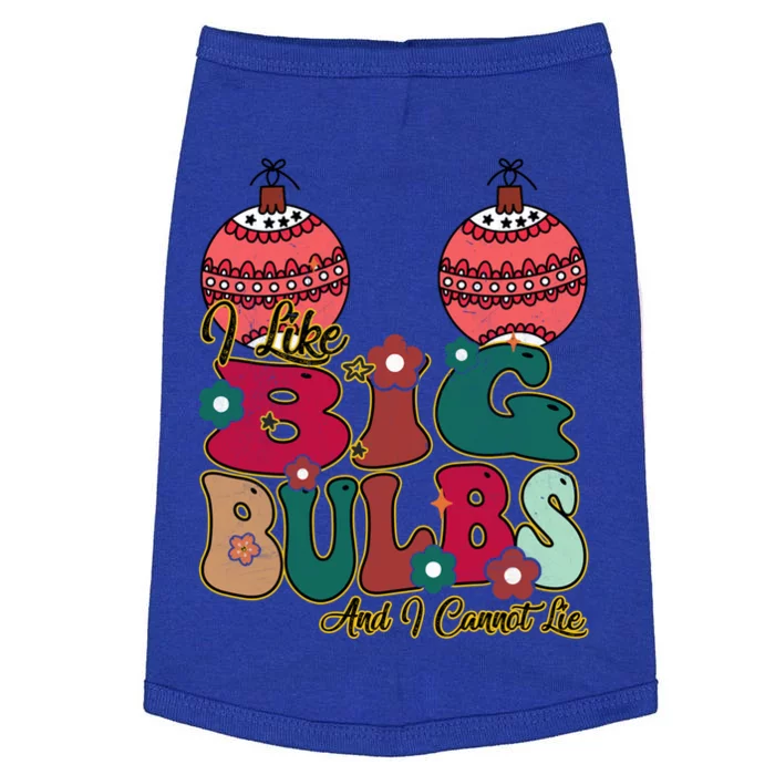 I Like Big Bulbs I Can Not Lie Christmas Couple Matching Cute Gift Doggie Tank