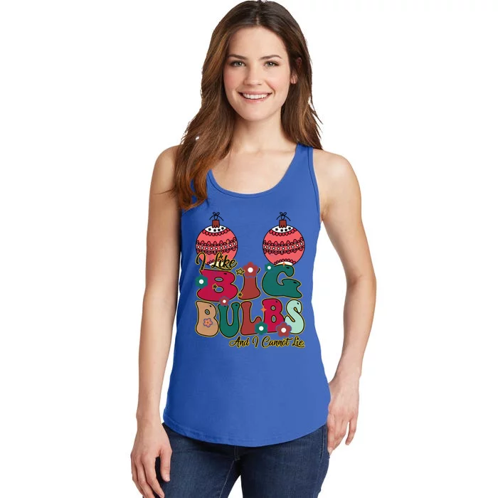 I Like Big Bulbs I Can Not Lie Christmas Couple Matching Cute Gift Ladies Essential Tank