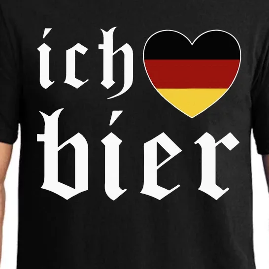 Ich Liebe Bier German Flag Oktoberfest Costume Beer Festival Pajama Set