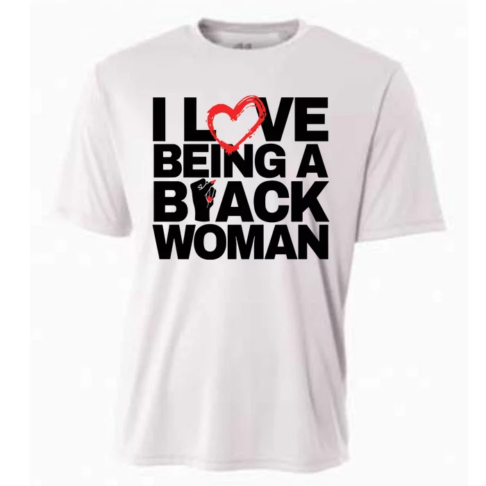 I Love Being A Black Woman Cooling Performance Crew T-Shirt