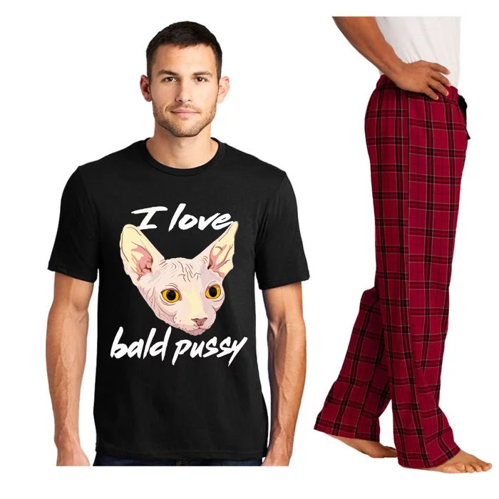 I Love Bald Pussy Adult Humor Dirty Pun Joke Pajama Set