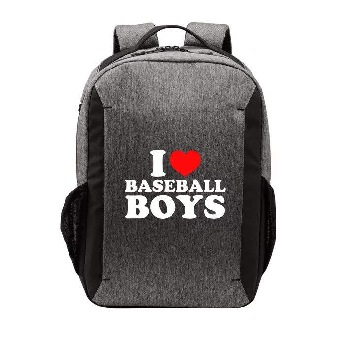 I Love Baseball Vector Backpack