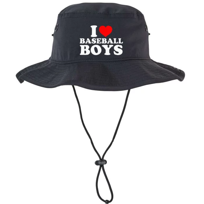 I Love Baseball I Heart Baseball Funny Legacy Cool Fit Booney Bucket Hat