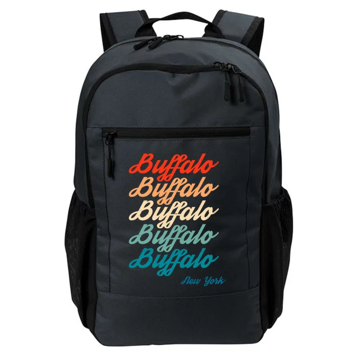 I Love Buffalo New York Pride Retro Vintage 716 Great Gift Daily Commute Backpack