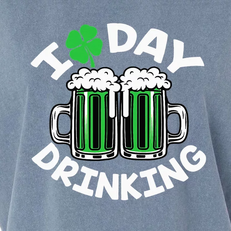 I Love Beer Day funny Drinking St Patricks Day Garment-Dyed Women's Muscle Tee