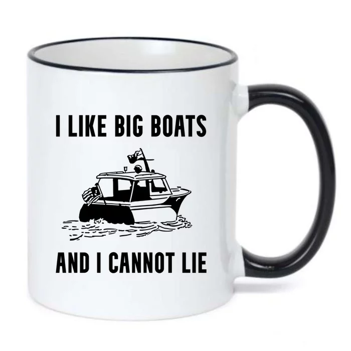 I Like Boats Funny Boat Lover Boater Dad Fishing Boating Gift Black Color Changing Mug