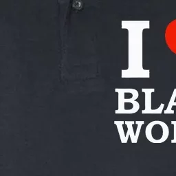 I Love Black Is Beautiful Black Pride Proud Softstyle Adult Sport Polo