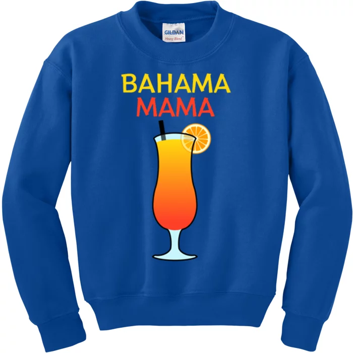 I Love Bahama Mama Always At The Bar With This Cocktail Gift Kids Sweatshirt