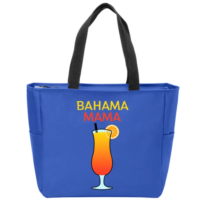 I Love Bahama Mama Always At The Bar With This Cocktail Gift Zip Tote Bag