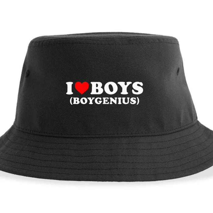 I Love Boygenius Sustainable Bucket Hat