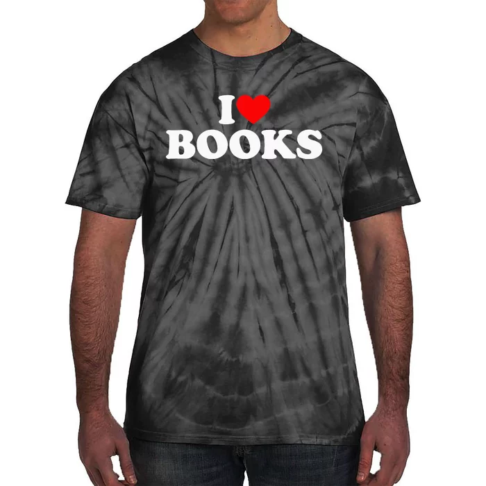 I Love Books Tie-Dye T-Shirt