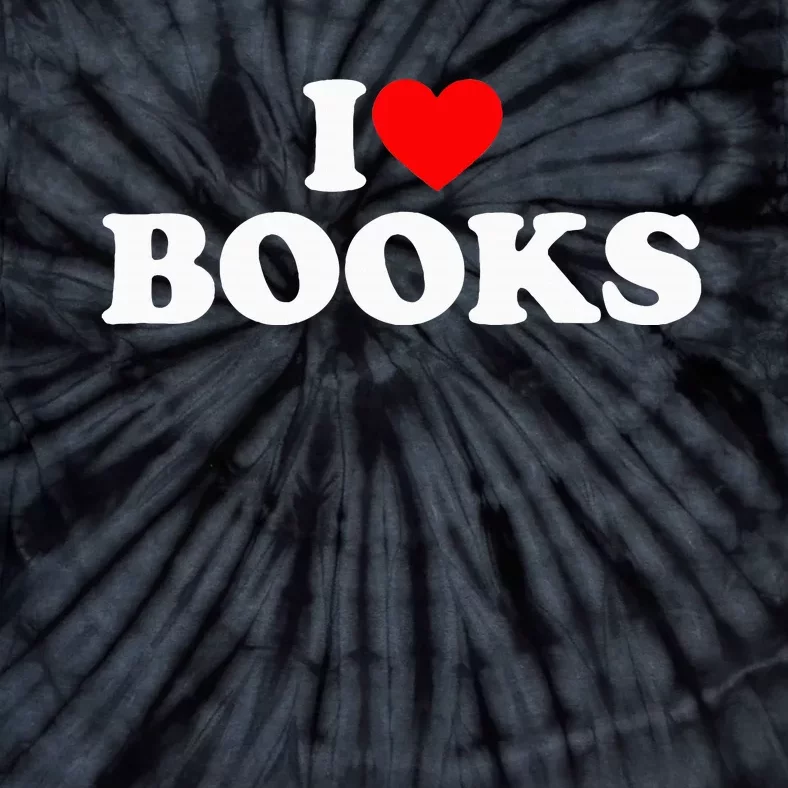 I Love Books Tie-Dye T-Shirt