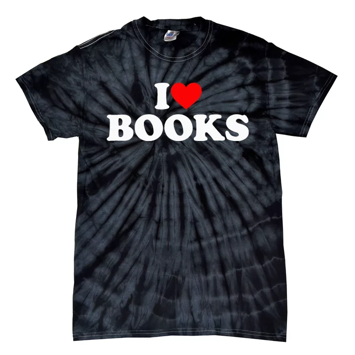 I Love Books Tie-Dye T-Shirt