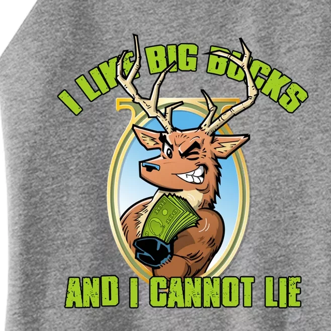 I Like Big Bucks And I Cannot Lie Funny Buck Deer Hunters Gift Women’s Perfect Tri Rocker Tank