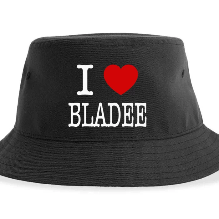 I Love Bladee Sustainable Bucket Hat