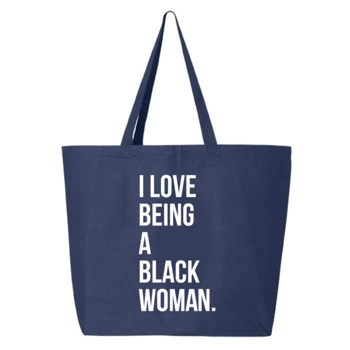 I Love Being A Black Vintage Style Black History Month Gift 25L Jumbo Tote