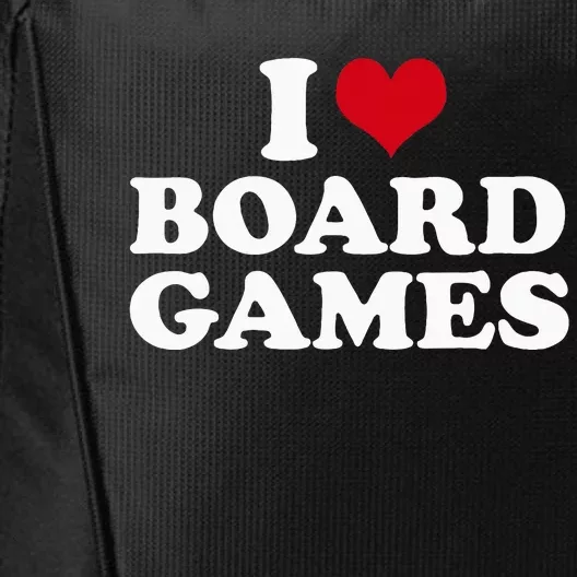 I Love Board Games City Backpack