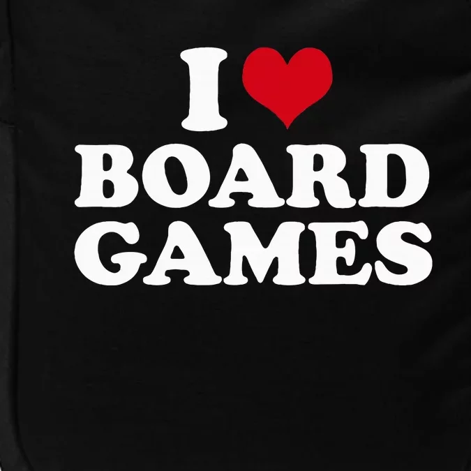 I Love Board Games Impact Tech Backpack