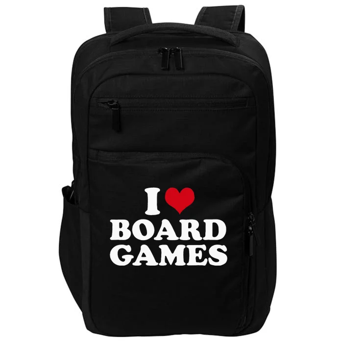 I Love Board Games Impact Tech Backpack