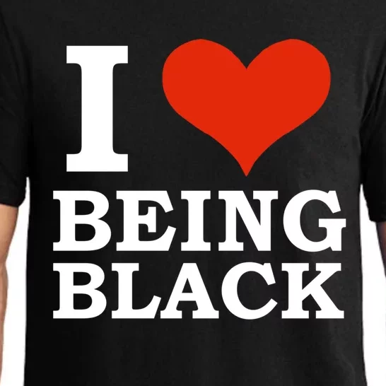 I Love Being Black Black Is Beautiful Black Pride Melanin Cool Gift Pajama Set