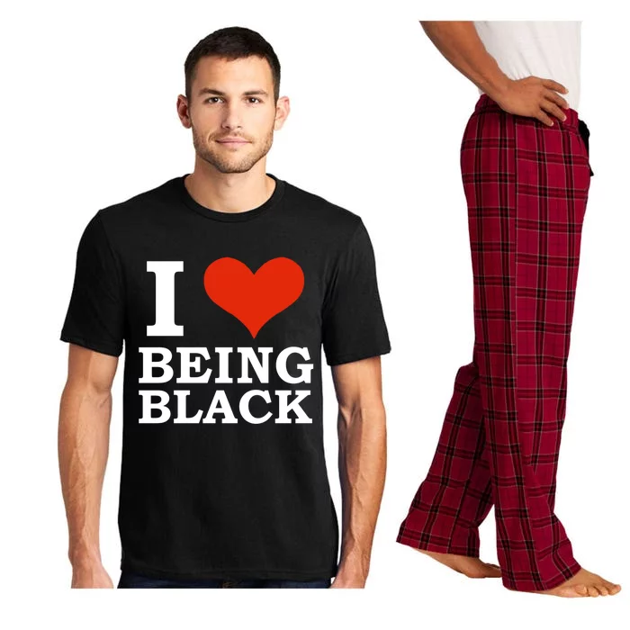 I Love Being Black Black Is Beautiful Black Pride Melanin Cool Gift Pajama Set