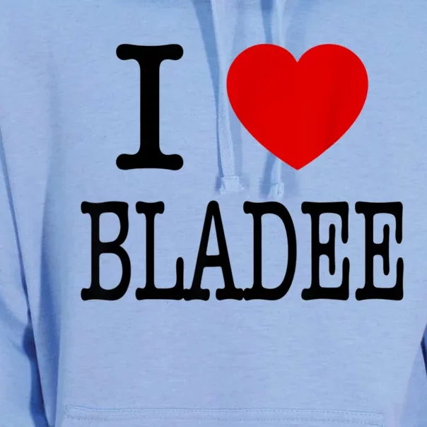 I Love Bladee Unisex Surf Hoodie