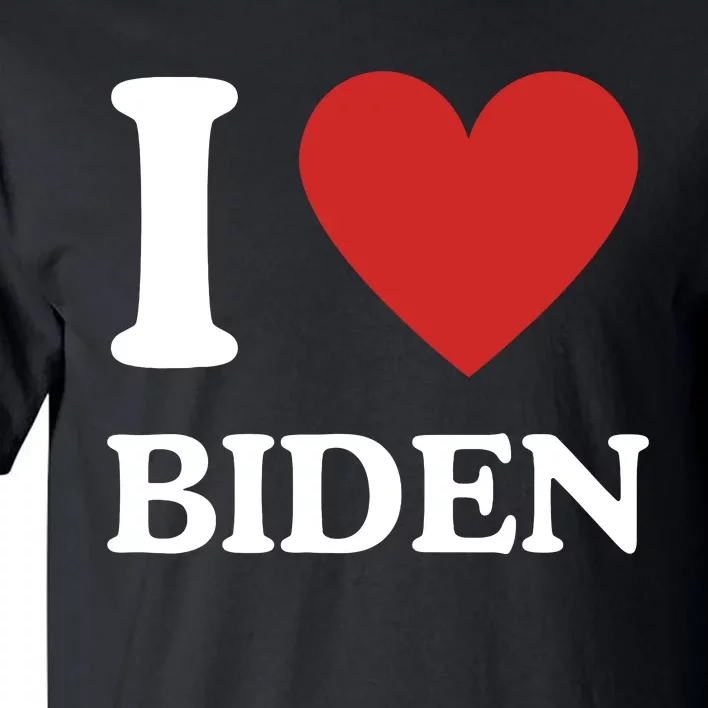 I Love Biden Tall T-Shirt