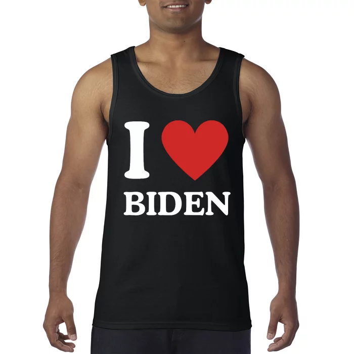 I Love Biden Tank Top