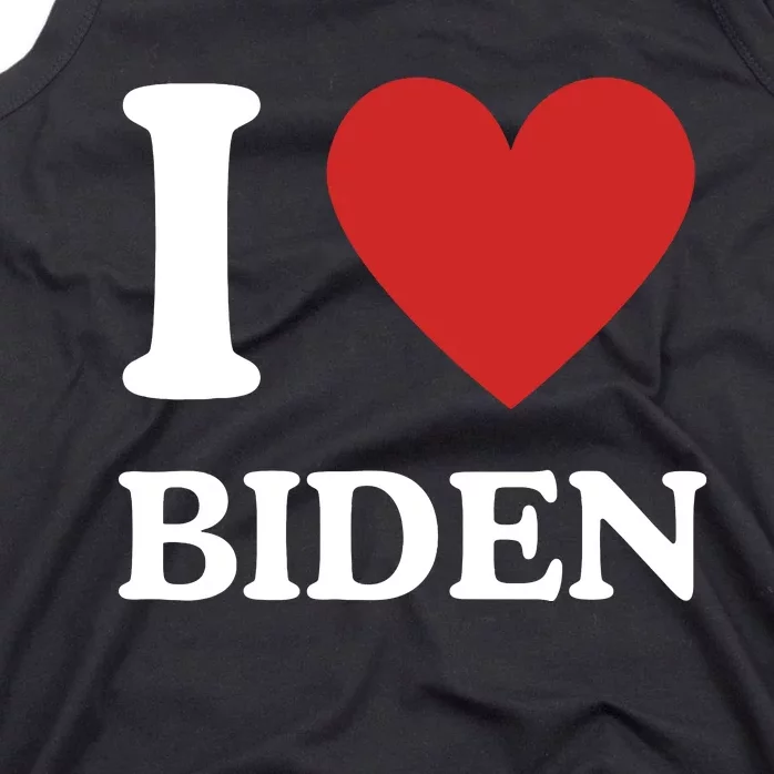 I Love Biden Tank Top