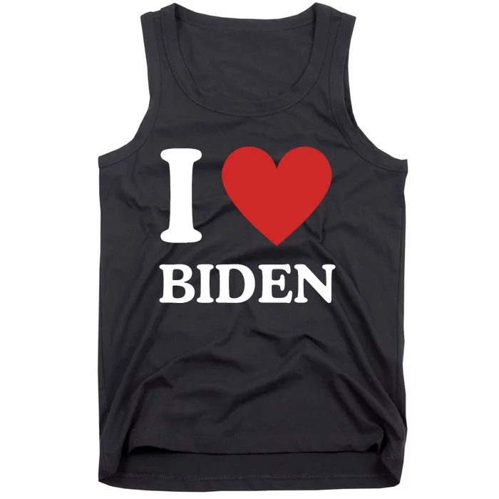 I Love Biden Tank Top