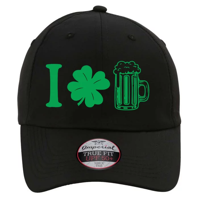 I Love Beer Funny St Patricks Day Irish Party Ing Gift The Original Performance Cap