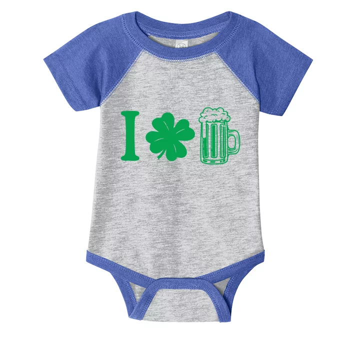 I Love Beer Funny St Patricks Day Irish Party Ing Gift Infant Baby Jersey Bodysuit