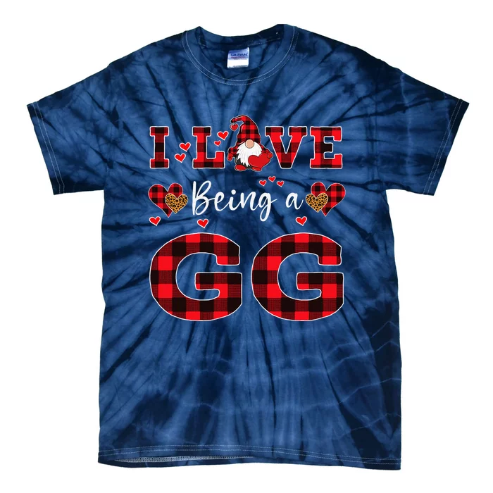 I Love Being A GG Gnome Valentine's Day GG Tie-Dye T-Shirt