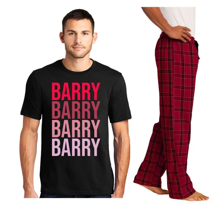 I Love Barry First Name Barry Pajama Set