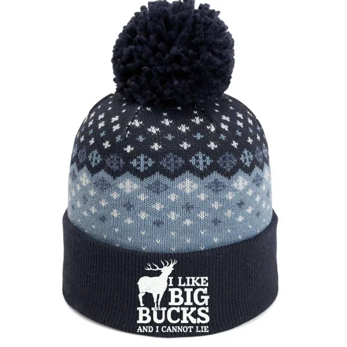 I Like Big Bucks And I Cannot Lie Deer Hunting The Baniff Cuffed Pom Beanie