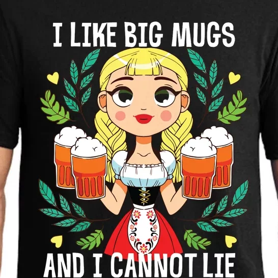 I Like Big Mugs Oktoberfest Bavarian Munich Beer Festival Pajama Set