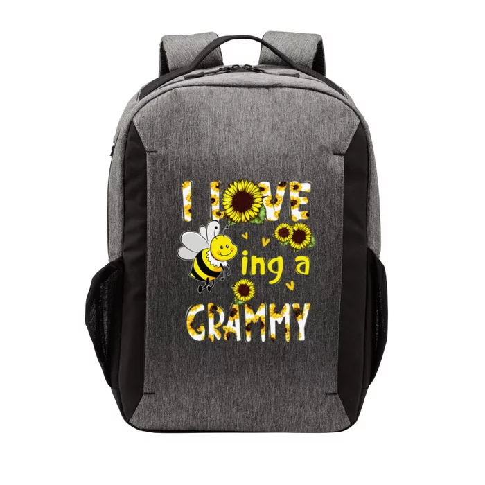 I Love Being A Grammy Sunflower Bee, Mother's Day Vector Backpack