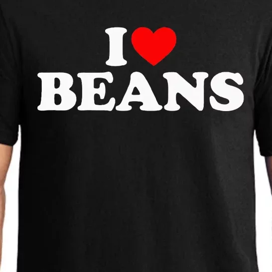 I Love Beans I Heart Beans Pajama Set