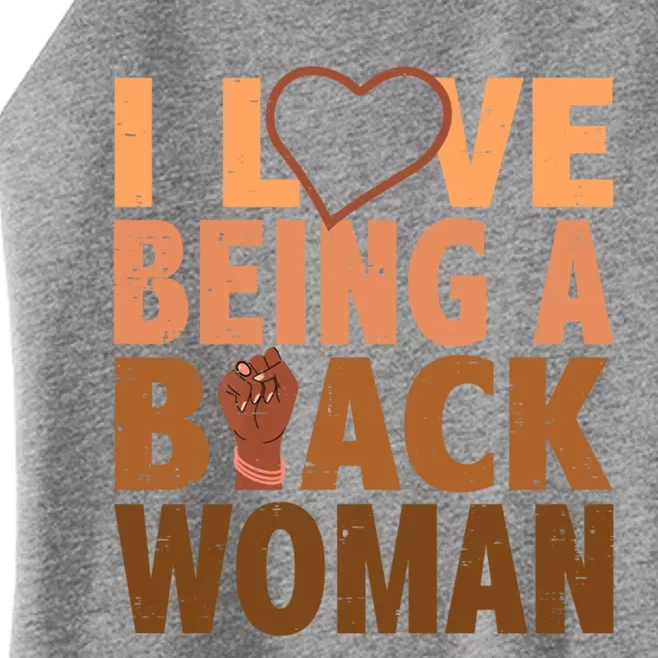 I Love Being A Black African Black History Month Gift Women’s Perfect Tri Rocker Tank