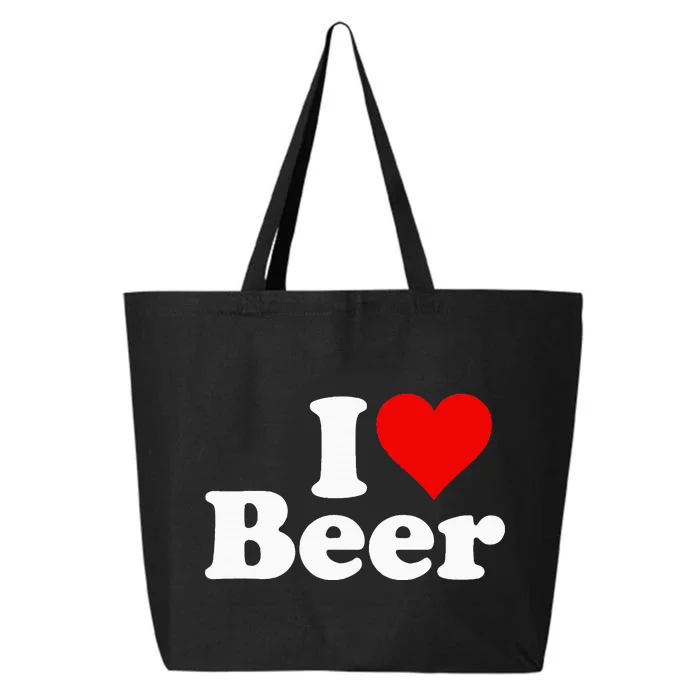 I Love Beer I Heart Beer 25L Jumbo Tote