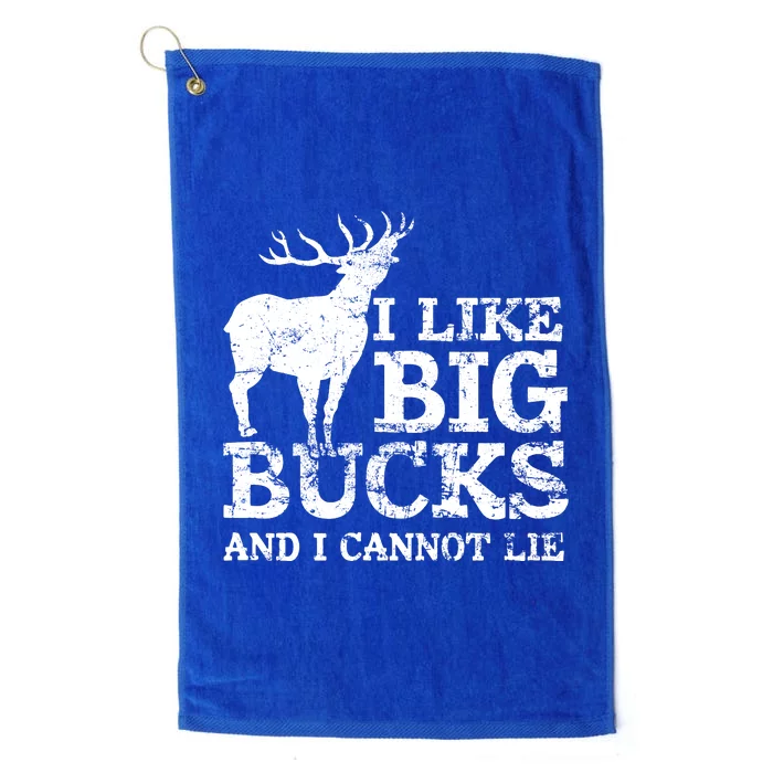 I Like Big Bucks And I Cannot Lie Deer Hunting Platinum Collection Golf Towel