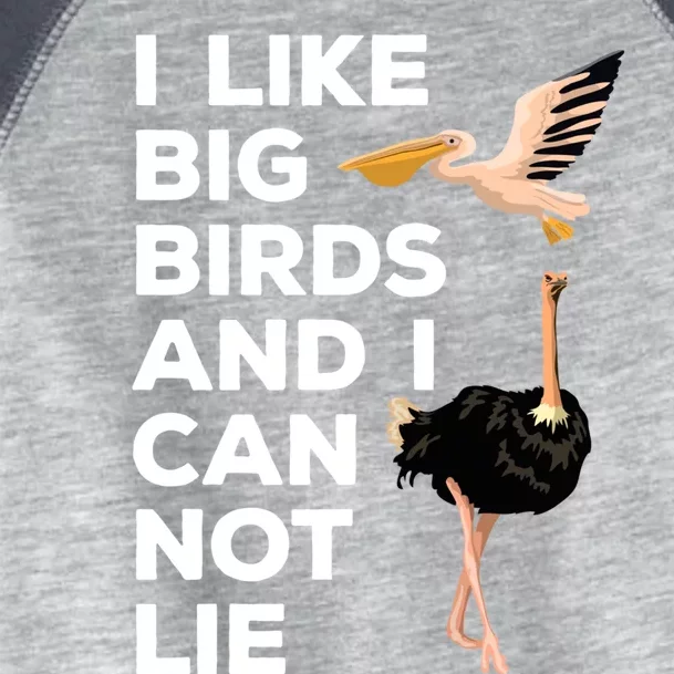 I Like Big Birds And I Can Not Lie Cute Gift Toddler Fine Jersey T-Shirt