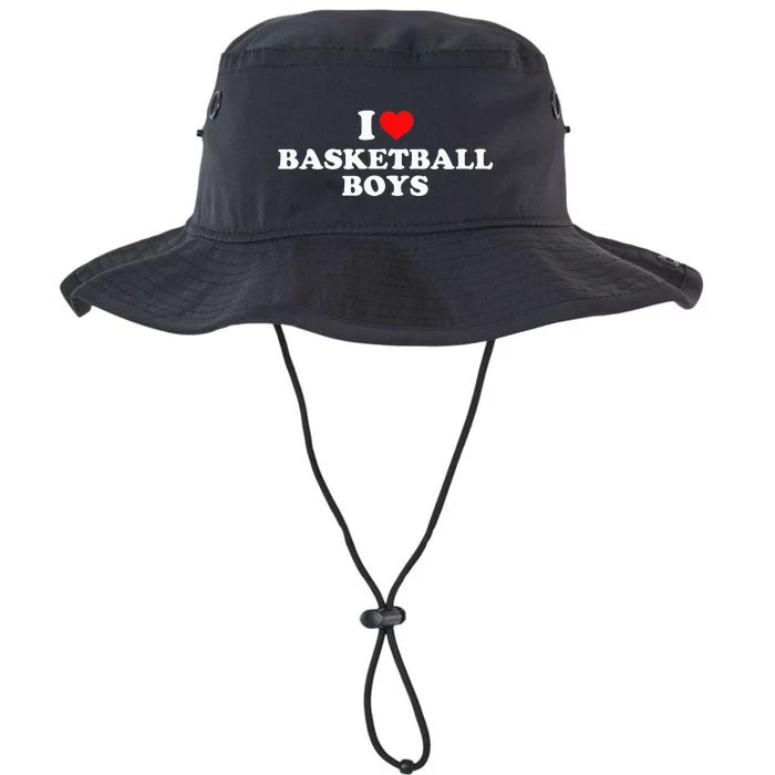 I Love Basketball Heartbeat Basketball Player or Coach Legacy Cool Fit Booney Bucket Hat