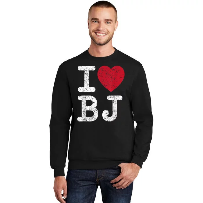 I Love Bj Beijing China Bj Sweatshirt