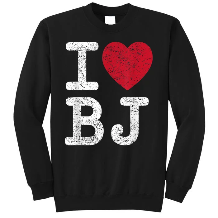 I Love Bj Beijing China Bj Sweatshirt