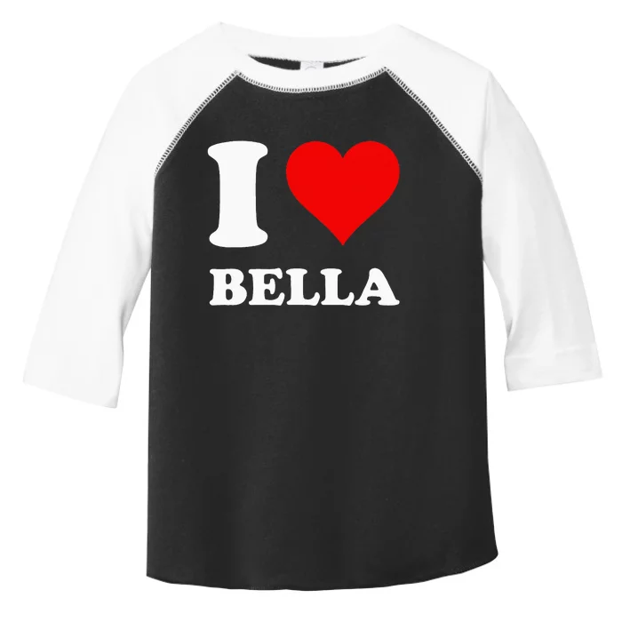 I Love Bella Toddler Fine Jersey T-Shirt