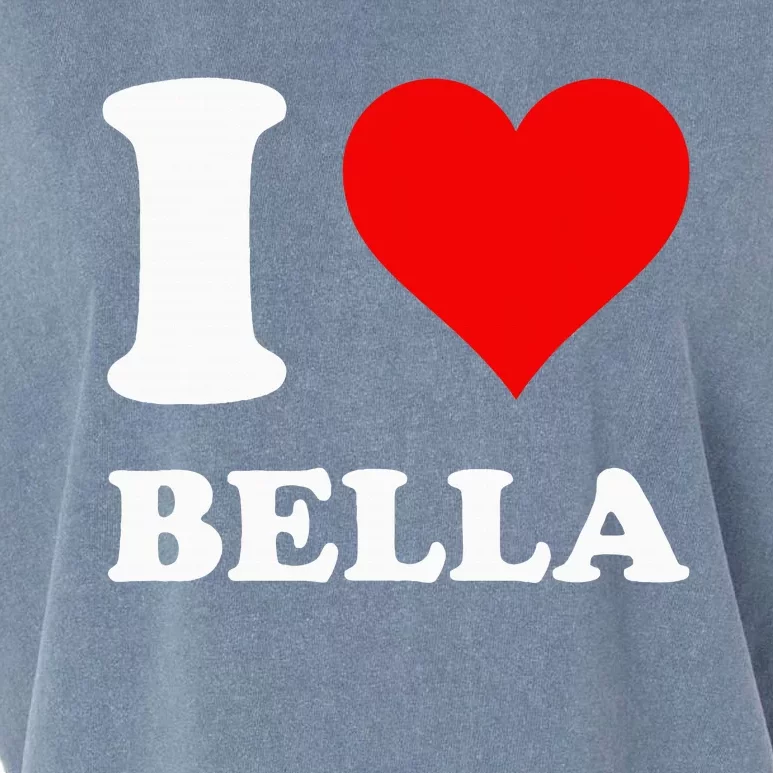 I Love Bella Garment-Dyed Women's Muscle Tee