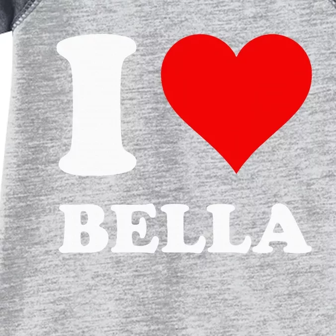 I Love Bella Infant Baby Jersey Bodysuit