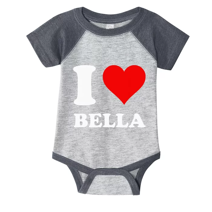 I Love Bella Infant Baby Jersey Bodysuit