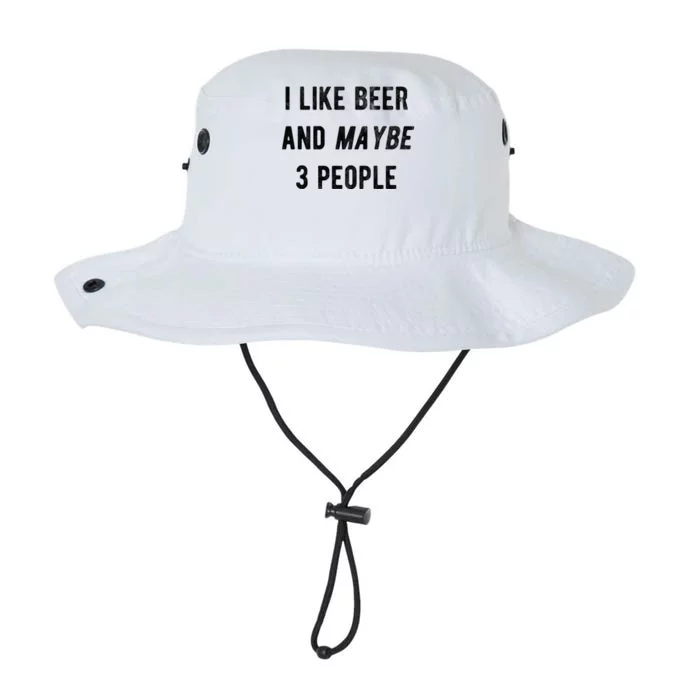 I Like Beer And Maybe 3 People Legacy Cool Fit Booney Bucket Hat